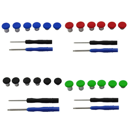 6 PCS Button Accessories For PS4 / Switch / Xbox One(Red) - Switch Spare Parts by buy2fix | Online Shopping UK | buy2fix