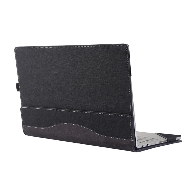 Multifunctional PU Leather Laptop Case With Stand Function, Color: 13.3 inch Black by buy2fix