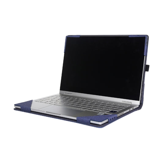 Multifunctional PU Leather Laptop Case With Stand Function, Color: 13.3 inch Blue by buy2fix