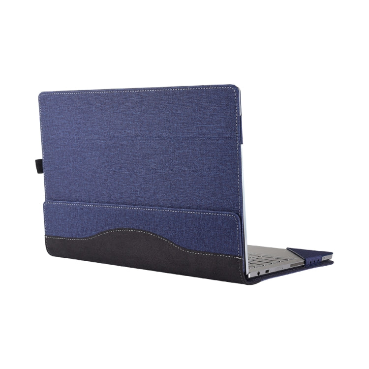 Multifunctional PU Leather Laptop Case With Stand Function, Color: 13.3 inch Blue by buy2fix