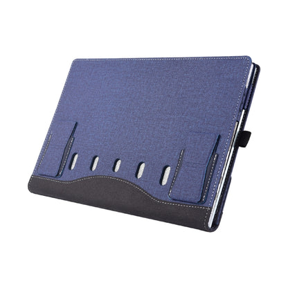 Multifunctional PU Leather Laptop Case With Stand Function, Color: 13.3 inch Blue by buy2fix