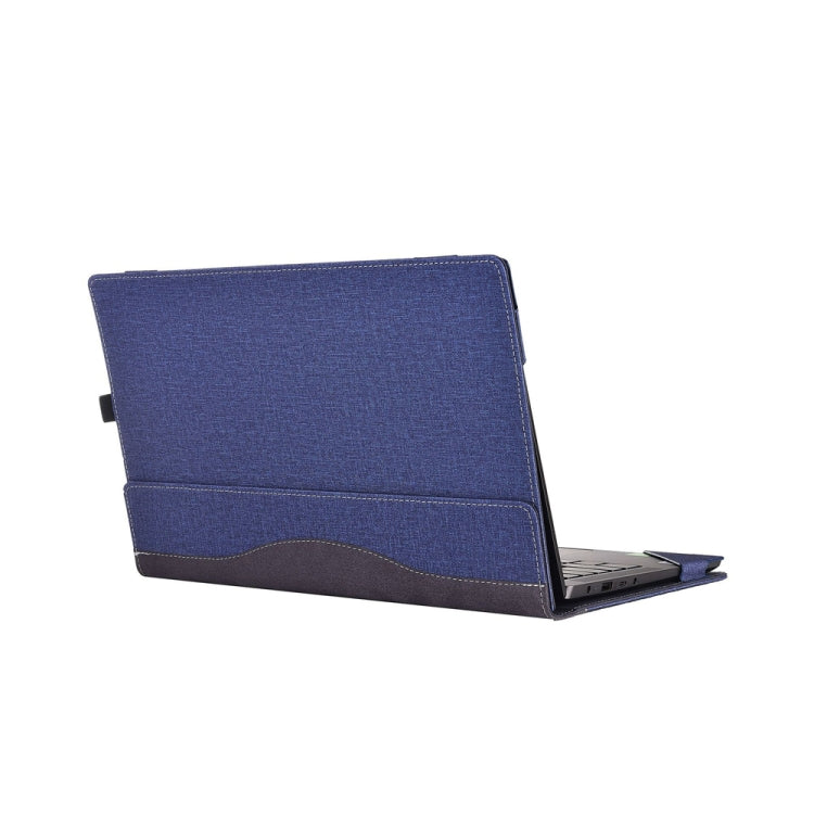 PU Leather Laptop Protection Sleeve For HP Spectre X360 15-EB(Blue) by buy2fix