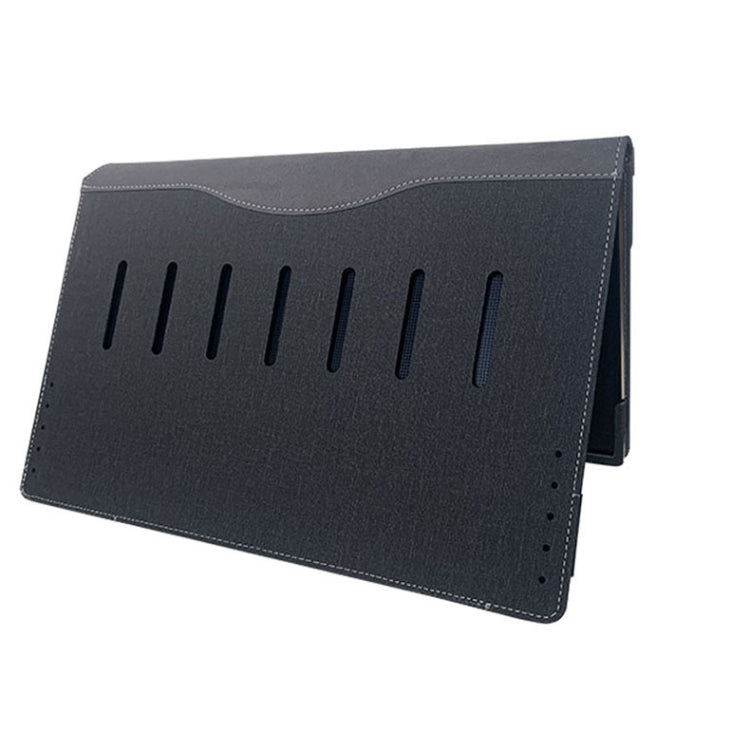 PU Leather Laptop Protection Sleeve For HP Spectre X360 15-EB(Black) by buy2fix