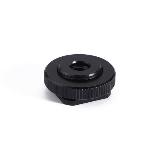 2 PCS Aluminum Hot Shoe Single Nut Screw 5/8 Male to M6 Female Adapter -  by buy2fix | Online Shopping UK | buy2fix