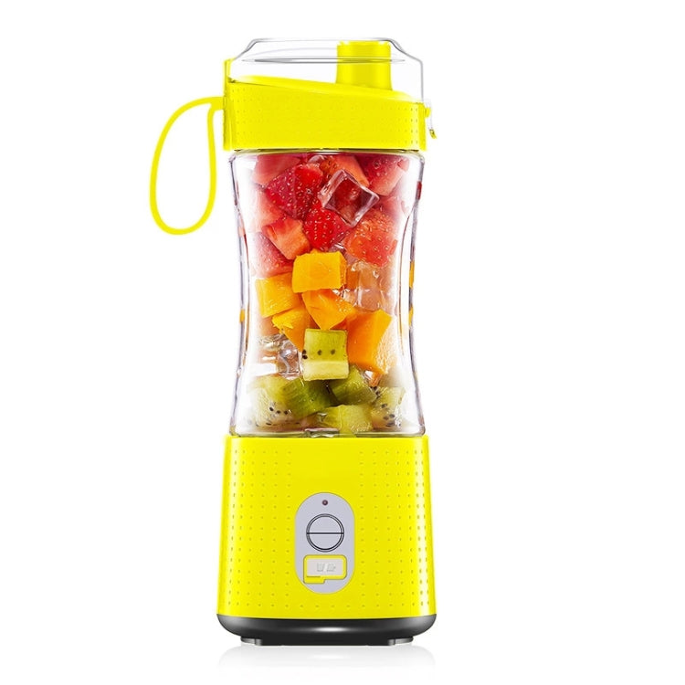 6-Blade Electric Fruit Juicer Juice Cup(Yellow) - Electric juicers by buy2fix | Online Shopping UK | buy2fix