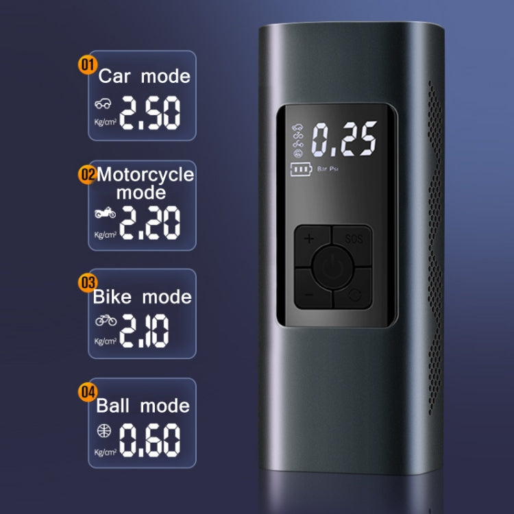 F7102 Smart Car Tire Electric Air Pump, Specification: USB Charging Version - Inflatable Pump by buy2fix | Online Shopping UK | buy2fix