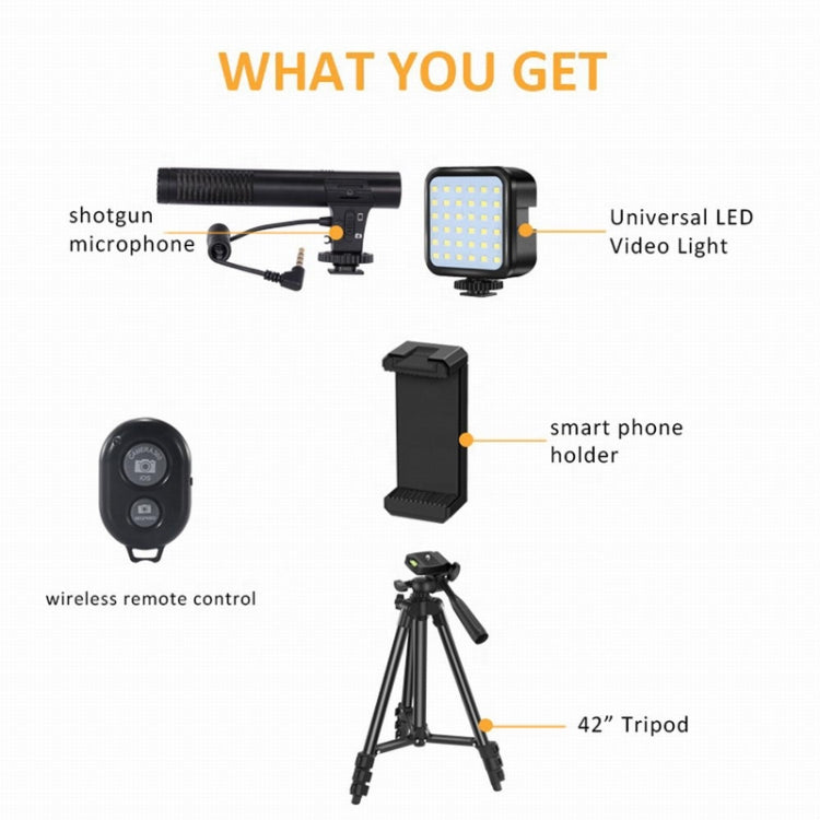 KIT-05LM Live Broadcast Video Shooting LED Light Tripod Kit - Tripods by buy2fix | Online Shopping UK | buy2fix