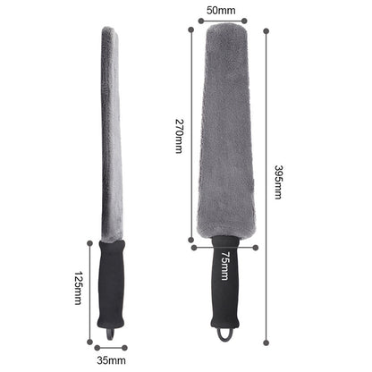 Car Air Outlet Cleaning Brush Interior Cleaning Tool, Style: Ruler Brush+5 PCS Brush - Car washing supplies by buy2fix | Online Shopping UK | buy2fix