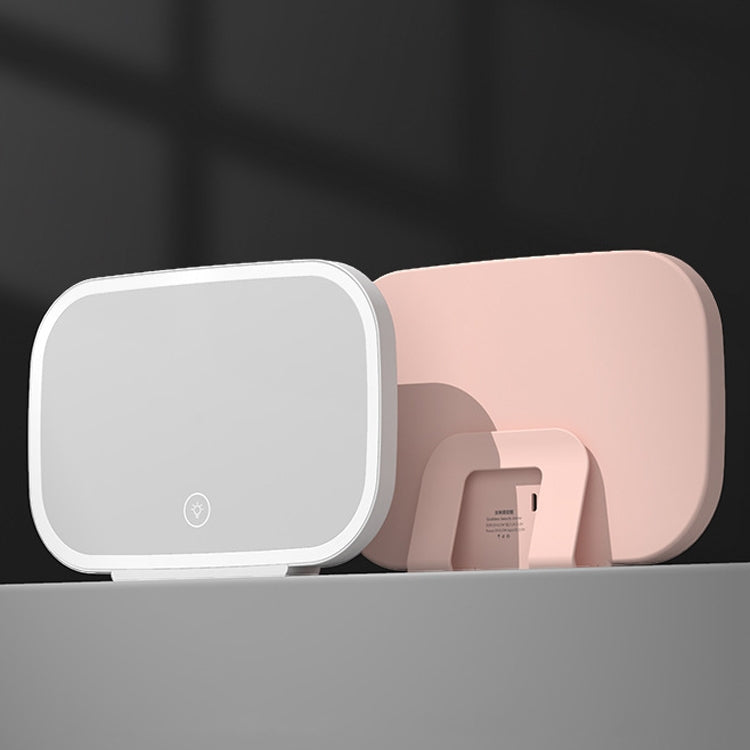 Car Sun Visor Makeup Mirror With LED Light(White) by buy2fix