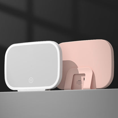 Car Sun Visor Makeup Mirror With LED Light(White) by buy2fix