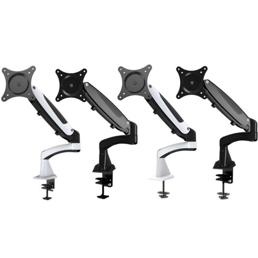 Gibbon Mounts Multifunctional Telescopic Rotating Lifting Monitor Stand, Color: GM112FG Perforation White - Laptop Stand by buy2fix | Online Shopping UK | buy2fix