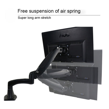 Gibbon Mounts Multifunctional Telescopic Rotating Lifting Monitor Stand, Color: GM112FG Perforation White - Laptop Stand by buy2fix | Online Shopping UK | buy2fix