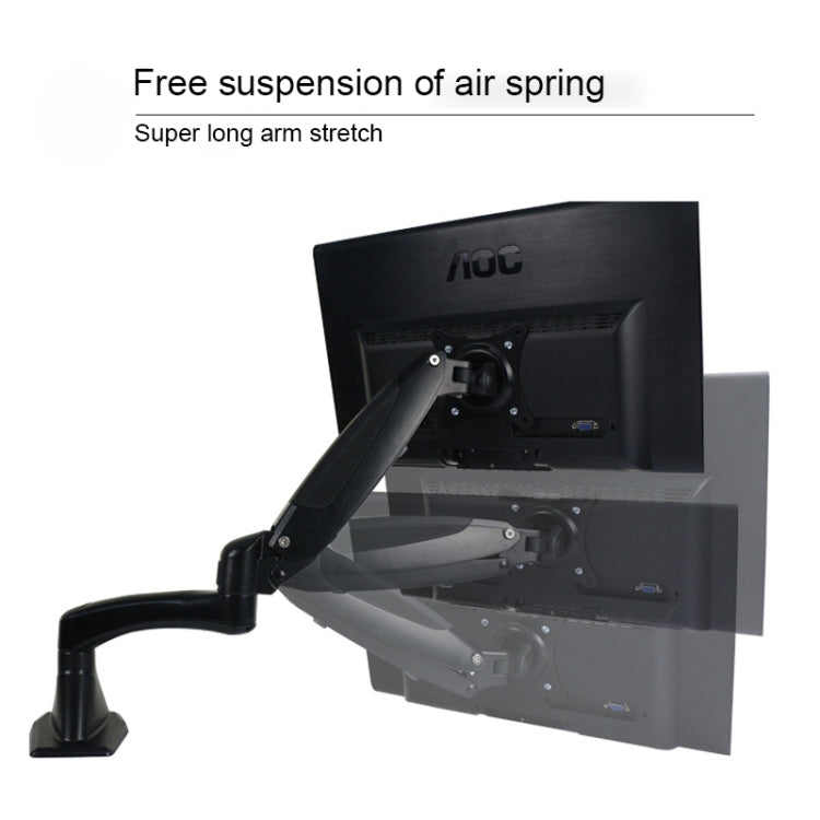 Gibbon Mounts Multifunctional Telescopic Rotating Lifting Monitor Stand, Color: GM112FG Perforation Black - Laptop Stand by buy2fix | Online Shopping UK | buy2fix