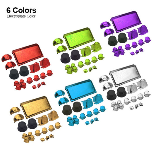 Electroplating Button Set For PS4 Slim(Gold) - PS4 Spare Parts by buy2fix | Online Shopping UK | buy2fix