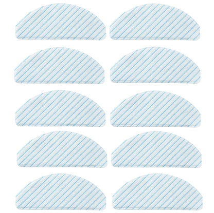 10 PCS Rag Mop Cloths For Ecovacs Deebot T8 Series - For ECOVACS Accessories by buy2fix | Online Shopping UK | buy2fix