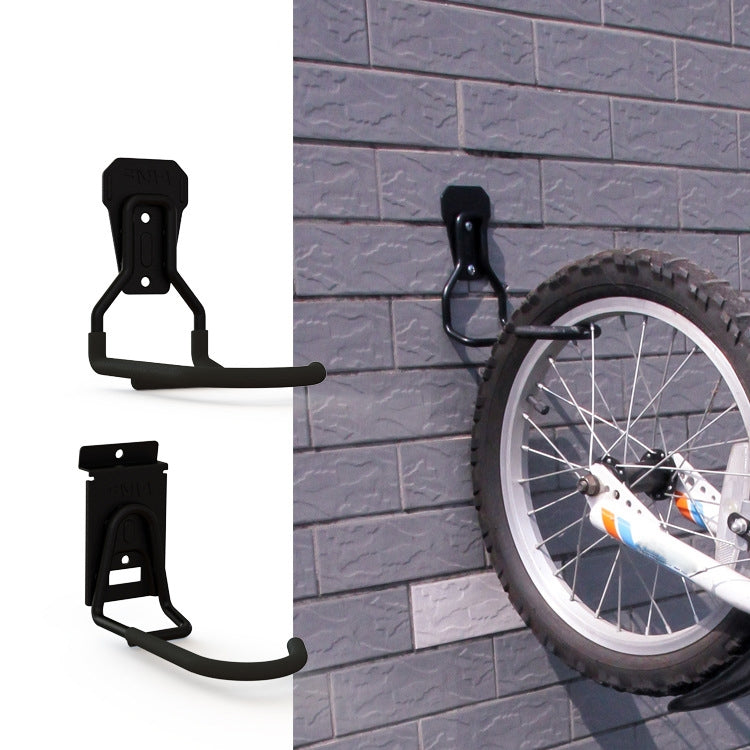 Bicycle Hook Metal Wall Garage Bicycle Rack 820 Groove Board(Black) by buy2fix