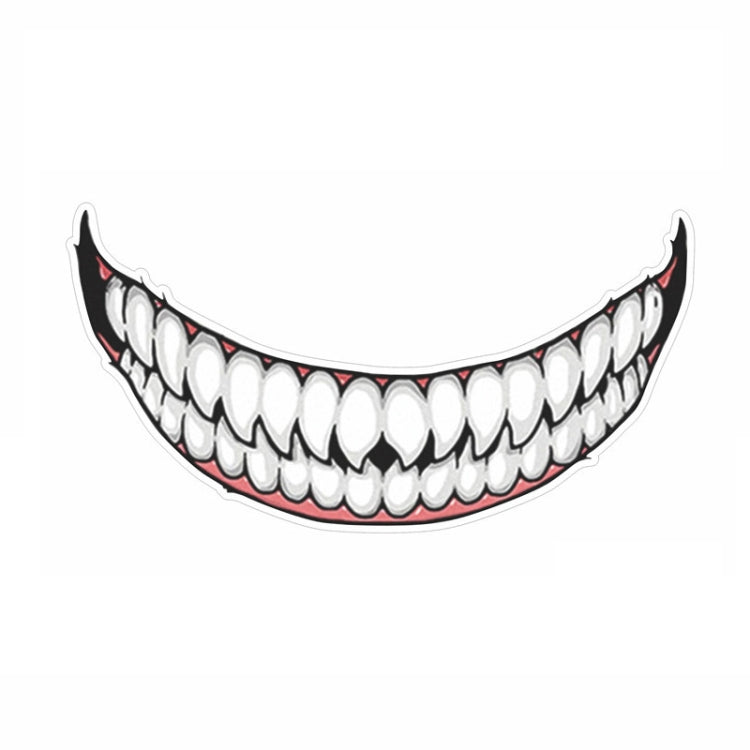 J06 Motorcycle Helmet Sticker Small Teeth by buy2fix