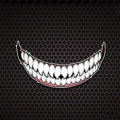 J06 Motorcycle Helmet Sticker Small Teeth by buy2fix