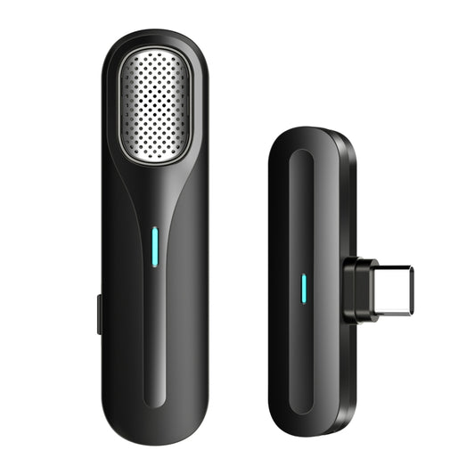 FerTo DX01 Wireless Collar Microphone 2.4G Live Broadcast Equipment, Style: TYPE-C - Microphone by buy2fix | Online Shopping UK | buy2fix