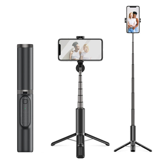 CYKE N-MY Integrated Tripod Bluetooth Live Selfie Stick(Black) - Selfie Sticks by CYKE | Online Shopping UK | buy2fix