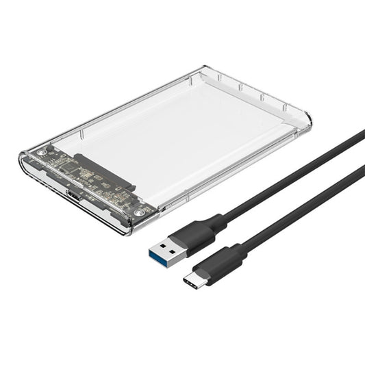 TU31 2.5 Inch USB3.1 TYPE-C Interface Hard Disk Transparent Protective Shell by buy2fix