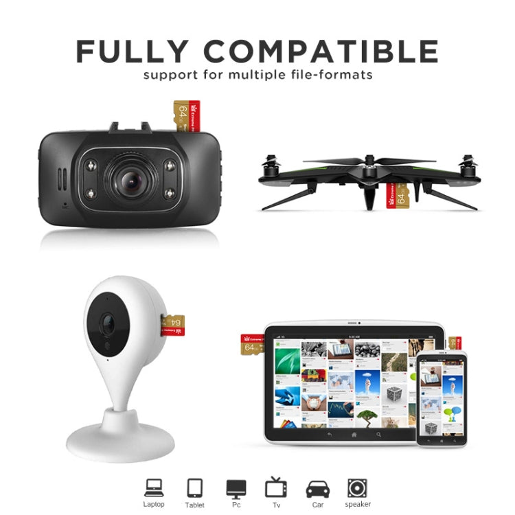 King Card RY032G518 Mobile Phone Camera Monitoring Memory Card, Capacity: 128GB - Micro SD Card by King Card | Online Shopping UK | buy2fix