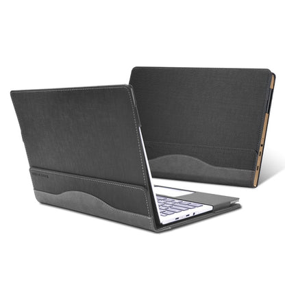 Laptop PU Leather Protective Case For Lenovo Yoga 720-13(Gentleman Gray) by buy2fix
