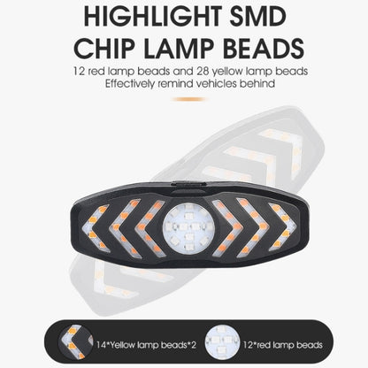 WEST BIKING Bicycle Remote Control Tail Light With Horn Tone(Black) by WEST BIKING