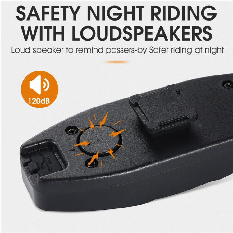 WEST BIKING Bicycle Remote Control Tail Light With Horn Tone(Black) by WEST BIKING