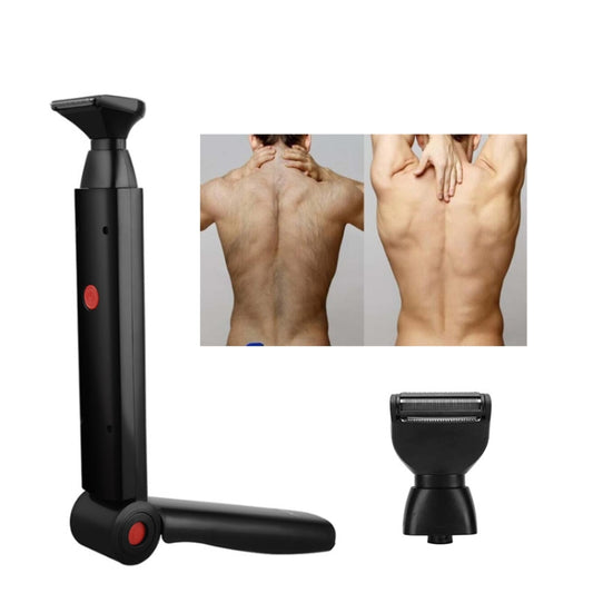 B7 2-in-1 USB Rechargeable Electric Shaver Back Shaver(Black) - Hair Removal by buy2fix | Online Shopping UK | buy2fix