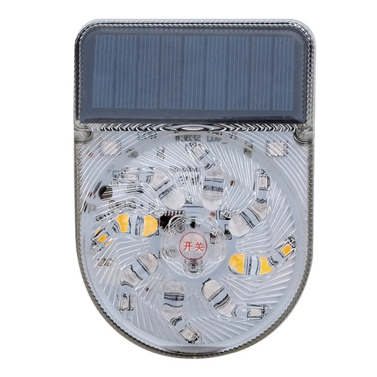 Y-949 27 LEDs Solar Car Waterproof Warning Light - Warning Lights by buy2fix | Online Shopping UK | buy2fix