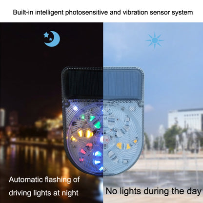 Y-949 27 LEDs Solar Car Waterproof Warning Light - Warning Lights by buy2fix | Online Shopping UK | buy2fix