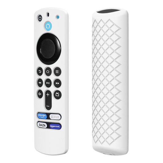2 PCS Silicone Shell For Alexa Voice Remote 3rd Gen&TV Stick 3rd Gen(White) - Remote Control Covers by buy2fix | Online Shopping UK | buy2fix