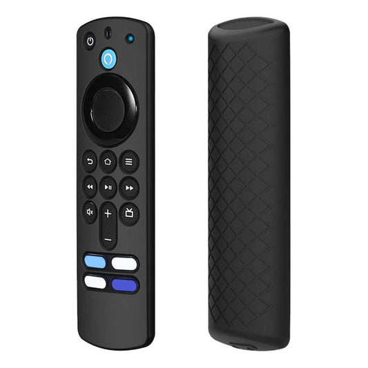 2 PCS Silicone Shell For Alexa Voice Remote 3rd Gen&TV Stick 3rd Gen(Black) - Remote Control Covers by buy2fix | Online Shopping UK | buy2fix