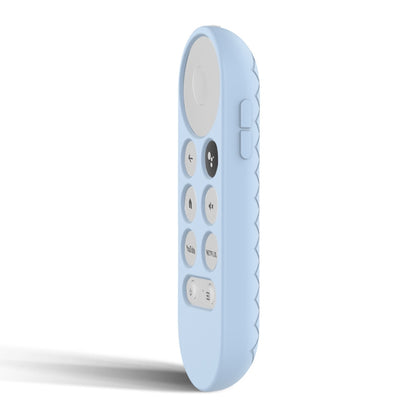2 PCS Silicone Protective Shell for Google Chromecast 2020 Remote Control(Sky Blue) - Remote Control Covers by buy2fix | Online Shopping UK | buy2fix