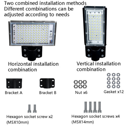 200W LED Waterproof Road Lighting Courtyard Floodlight(White Light) - Street Lights by buy2fix | Online Shopping UK | buy2fix