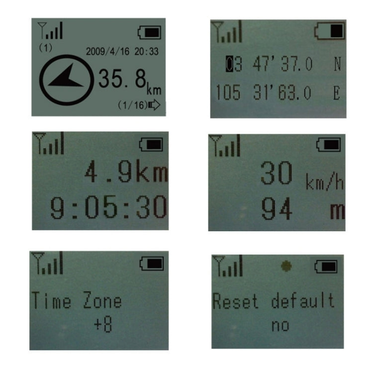 KH-12 Mini GPS Locator Outdoor Climbing Compass(65x52x21mm) by buy2fix