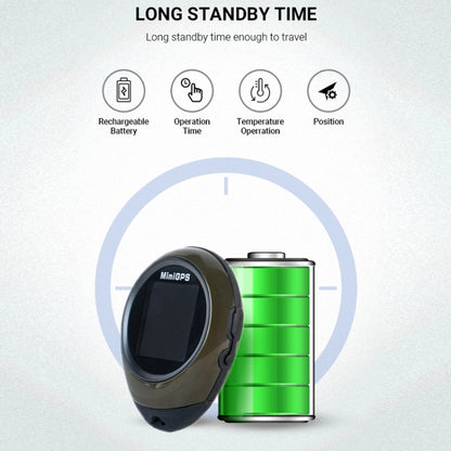 KH-12 Mini GPS Locator Outdoor Climbing Compass(65x52x21mm) by buy2fix