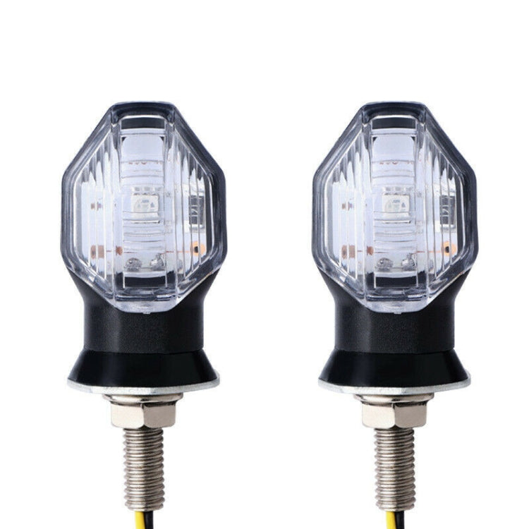2pcs Motorcycle Steering Lamp Small Shark LED Highlight(MK-100) - Turn Signal by buy2fix | Online Shopping UK | buy2fix