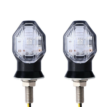 2pcs Motorcycle Steering Lamp Small Shark LED Highlight(MK-100) - Turn Signal by buy2fix | Online Shopping UK | buy2fix