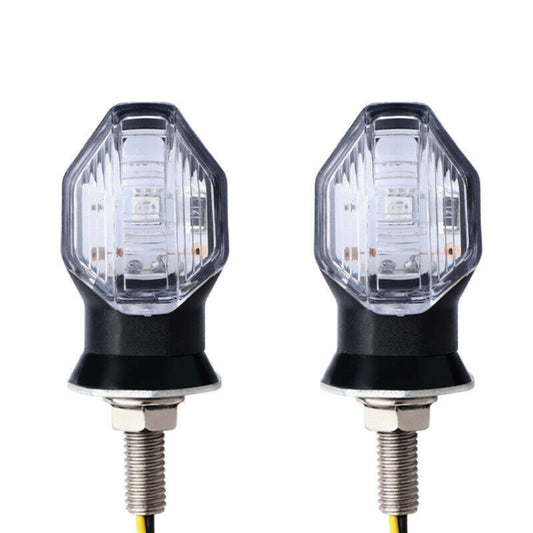 2pcs Motorcycle Steering Lamp Small Shark LED Highlight(MK-100) - Turn Signal by buy2fix | Online Shopping UK | buy2fix