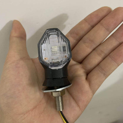 2pcs Motorcycle Steering Lamp Small Shark LED Highlight(MK-100) - Turn Signal by buy2fix | Online Shopping UK | buy2fix
