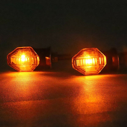 2pcs Motorcycle Steering Lamp Small Shark LED Highlight(MK-100) - Turn Signal by buy2fix | Online Shopping UK | buy2fix