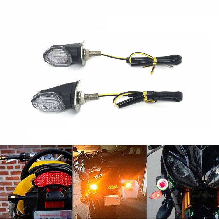 2pcs Motorcycle Steering Lamp Small Shark LED Highlight(MK-100) - Turn Signal by buy2fix | Online Shopping UK | buy2fix