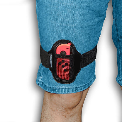 iplay Gamepad Sports Leg Straps For Nintendo Joy-Con Controller(Black) - Bags by iplay | Online Shopping UK | buy2fix