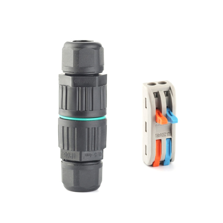 CDF-200/3 Waterproof Wire Connector With 2 Pin Quick Connector by buy2fix