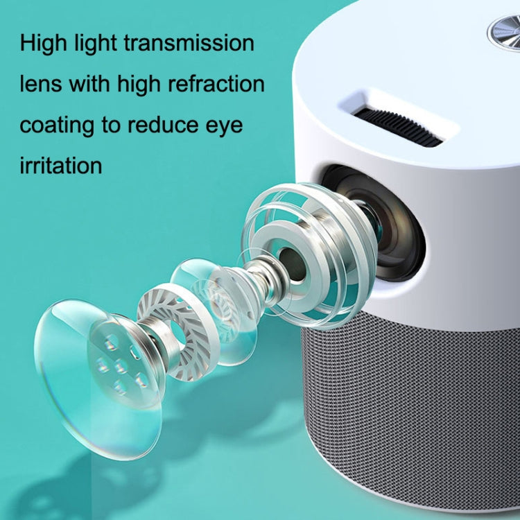 M1 Home Commercial LED Smart HD Projector, Specification: UK Plug(Intelligent WIFI Android Version) - LED Projector by buy2fix | Online Shopping UK | buy2fix