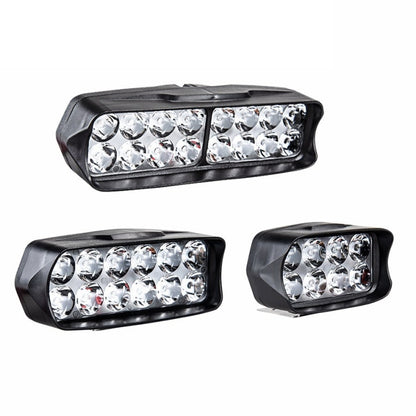 2 PCS MK-265 Motorcycle Character Shooting Light Auxiliary Day Running Light, Style: 12 LEDs - Headlights by buy2fix | Online Shopping UK | buy2fix