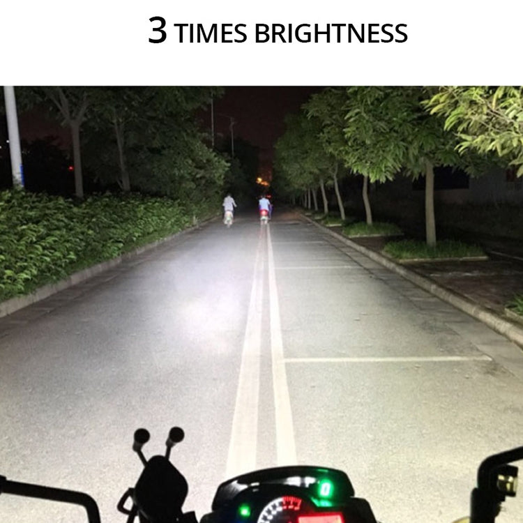 2 PCS MK-265 Motorcycle Character Shooting Light Auxiliary Day Running Light, Style: 12 LEDs - Headlights by buy2fix | Online Shopping UK | buy2fix