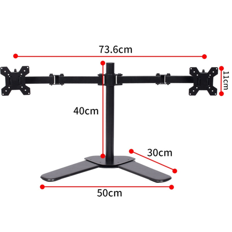 Desktop Lifting Monitor Stand Bracket Dual Screen Desk Base - TV Brackets & Mounts by buy2fix | Online Shopping UK | buy2fix